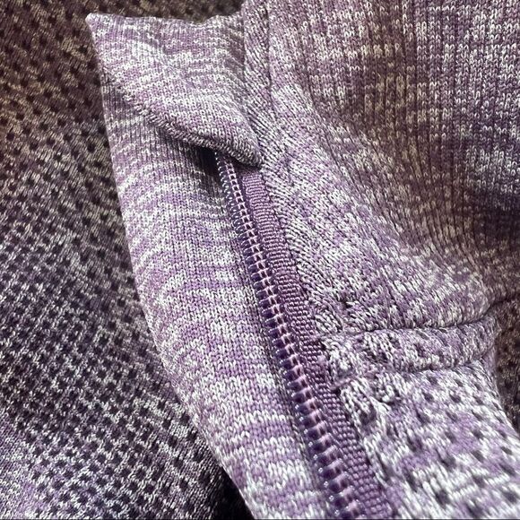 Champion Vapor Moisture Wicking Purple Fitted Quarter Zip  Pullover Size… - Picture 8 of 8